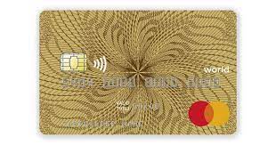 Immagine carta Mastercard Credit Gold 