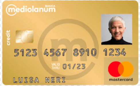 Immagine carta Mediolanum Credit Card Prestige